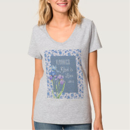 1 Johannes 4:16 Gud är Kärlek – Personlig Kristen T Shirt