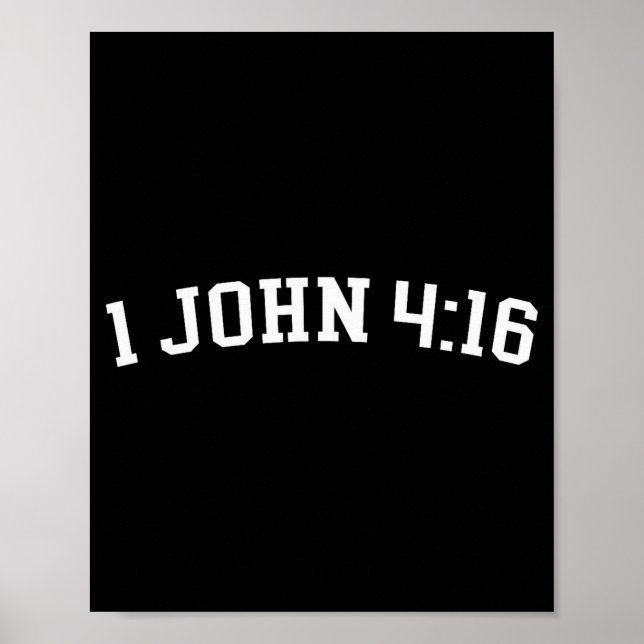 1 Johannes 4:16  Poster (Framsidan)