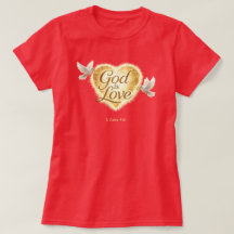 "1 Johannes 4:8" T-Shirt