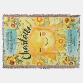 1 John 1:7, Christian Women Sunshine Filt