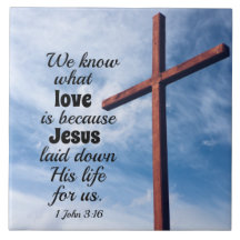 1 John 3:1 Jesus Kristus gav oss sitt liv