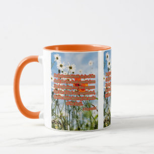 1 John 3:8 KJV Bible Scripture Pic Two-Tone Mugg