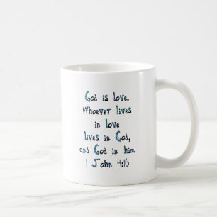 1 John 4:16 Kaffemugg