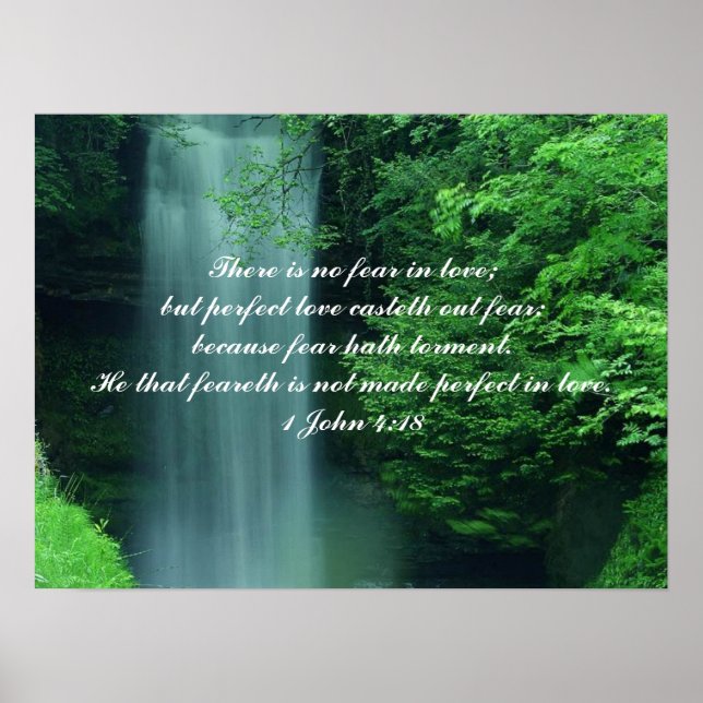 1 John 4:18 Poster (Framsidan)