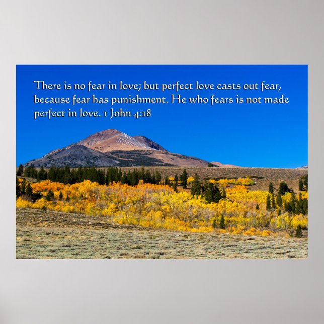 1 John 4:18 Poster (Framsidan)