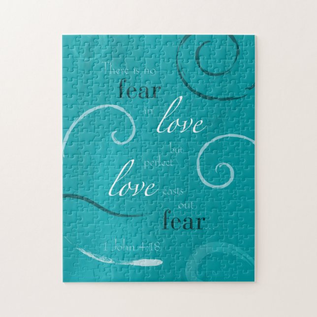 1 John 4:18 Pussel (Vertikal)