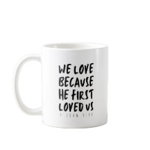 1 John 4:19 Vi kärlek för att han älskade oss förs