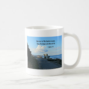 1 John 4:4 Kaffemugg