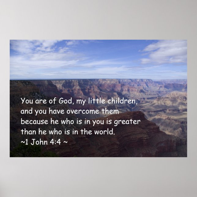 1 John 4:4 Poster (Framsidan)