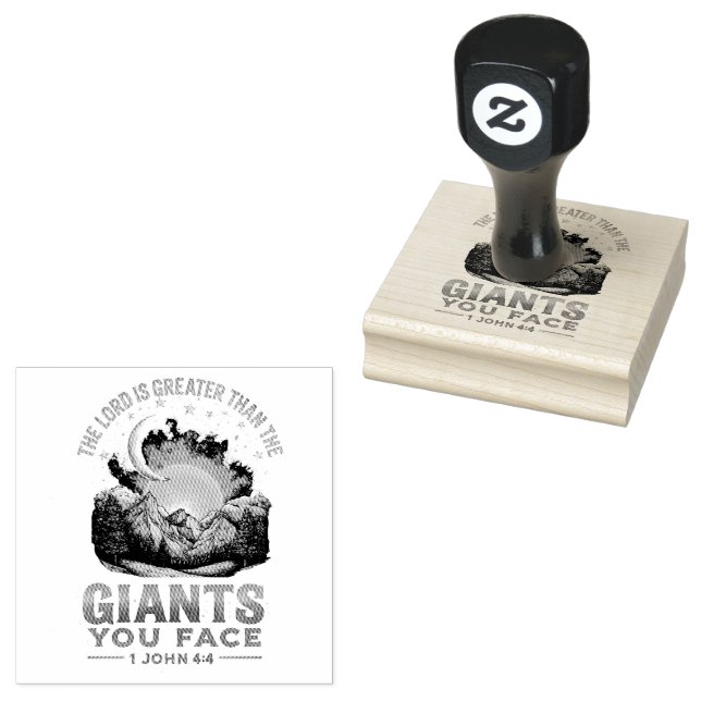 1 John 4:4 Stämpel (Stämplad)