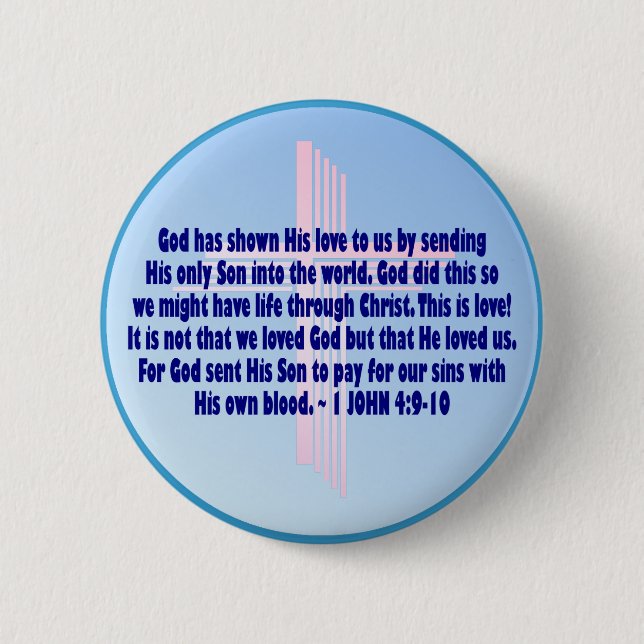 1 John 4:9 - 10 Knapp (Framsida)