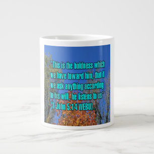 1 John 5:14 WEBU Mugg Jumbo Mugg