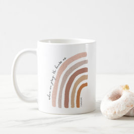 1 John 5:15 - Boho Rainbow Kaffemugg