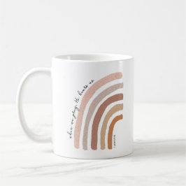 1 John 5:15 - Boho Rainbow Kaffemugg