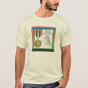 1 KAMPANJ STAR IRAQ KRIG VETERAN TEE