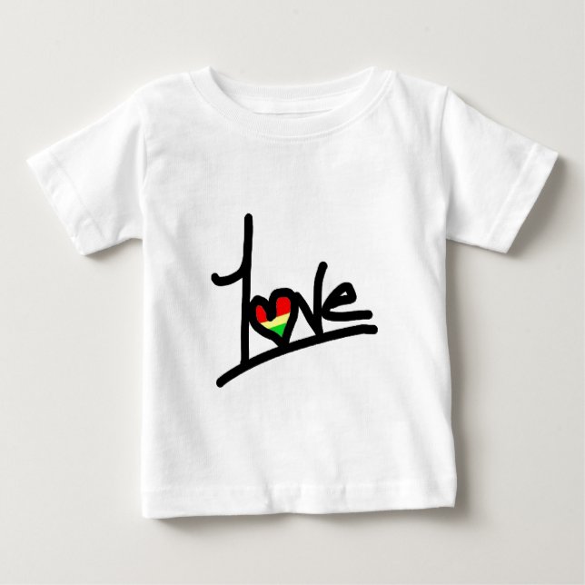 1 kärlek tee shirt (Framsida)