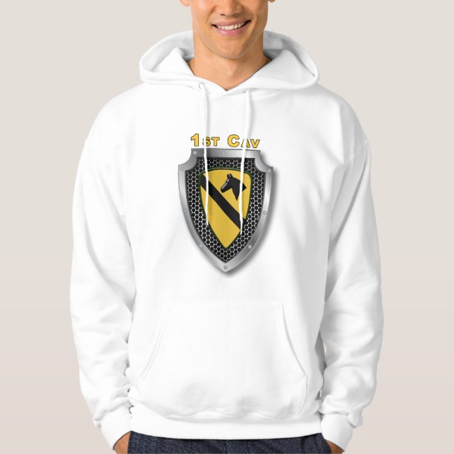 1. kavalleridivisionen hoodie (Framsida)