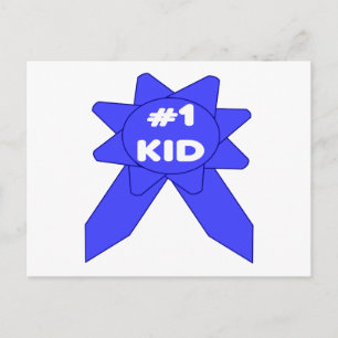 #1 Kid Blå Band Vykort
