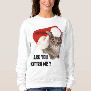 1 Kitten? Kvinnors vanliga sötskjorta Tröja