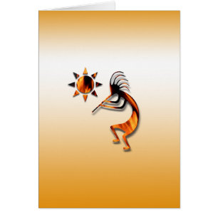 1 Kokopelli #1 Hälsningskort
