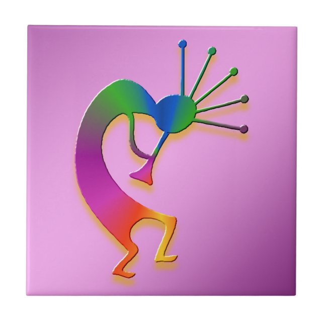 1 Kokopelli #31 Kakelplatta (Framsidan)
