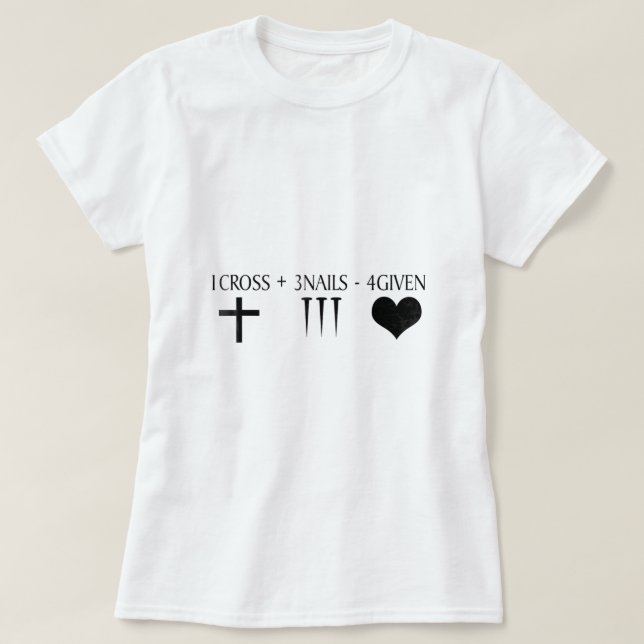 1 KOR 3 NAGEL 4 T SHIRT (Design framsida)