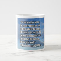 1 Korinthierbrevet 11:8-10 WEBU Mugg
