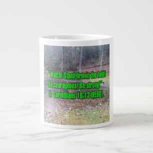 1 Korintierbrevet 16:13 WEBU Mugg Jumbo Mugg