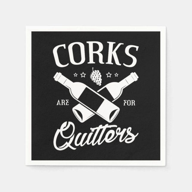 1.Kork är till för kvittrar Pappersservett (Framsidan)