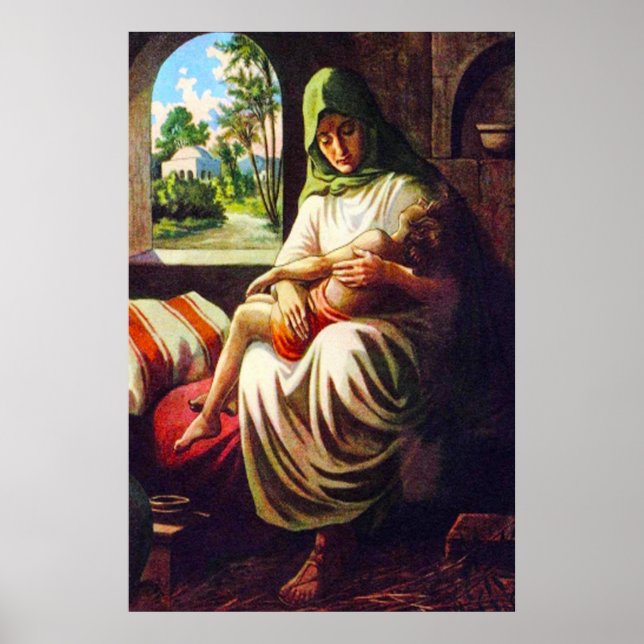 1 Kung 17 Änkans son-kuster poster (Framsidan)