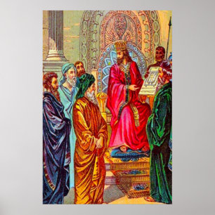 1 Kung 5 Solomon planerar Guds hus Poster