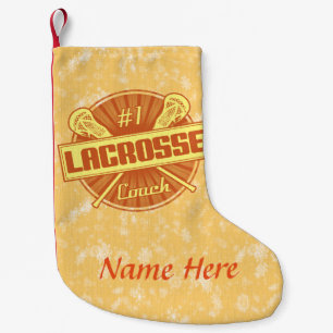 #1 Lacrosse Coach Helgdag-julklapp Liten Julstrumpa