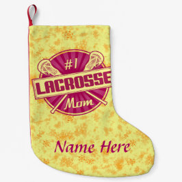 #1 Lacrosse Mamma Personlig - julklapp Liten Julstrumpa