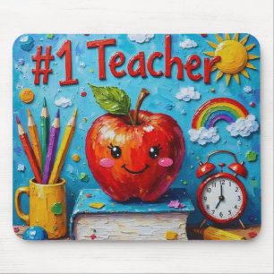 #1 Läraruppskattning Illustration Mousepad Musmatta