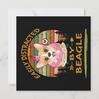 1 Lätt Distraherad Av Beagle Inbjudningar