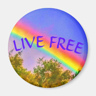 1 LEVE FREE RAINBOW MED MAGNET