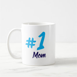 1 ljusblå Mamma Kaffemugg