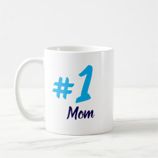 1 ljusblå Mamma Kaffemugg