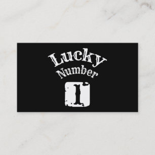 1 - Lucky Number 1 Tur Visitkort