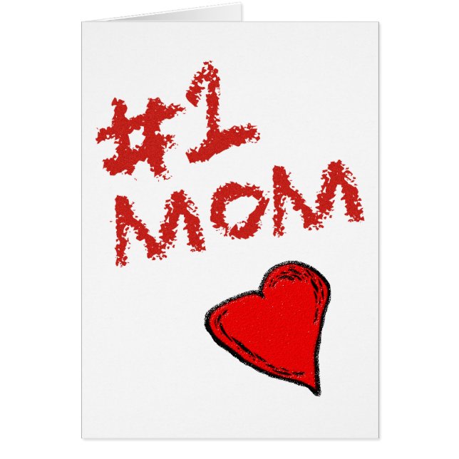 #1 Mamma Hälsningskort (Framsidan)