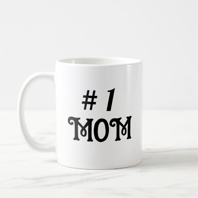 1 Mamma Mors dag-gåva Kaffemugg (Vänster)