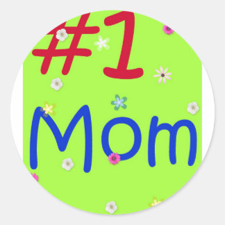 #1 Mamma Runt Klistermärke