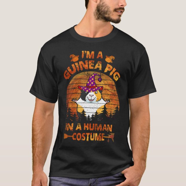 1 Marsvin Halloween Kostymer T Shirt (Framsida)
