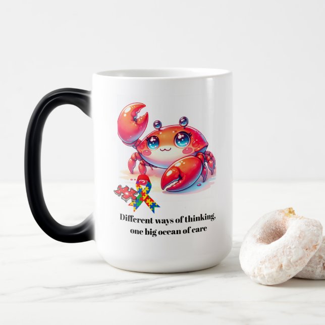 #1 Medvetenhet om autism Magisk Mugg (Med munk)