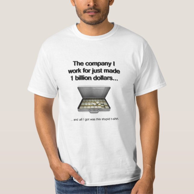 $1 miljard T-tröja Tee Shirt (Framsida)