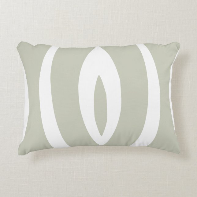 1 Minimalistisk naturrytm Prydnadskudde (Framsidan)