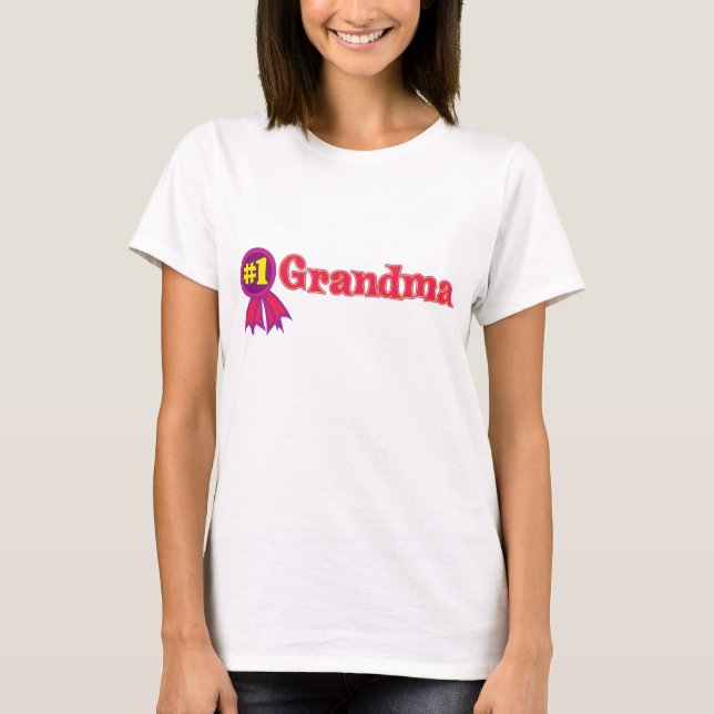 #1 Mormor T-shirt (Framsida)