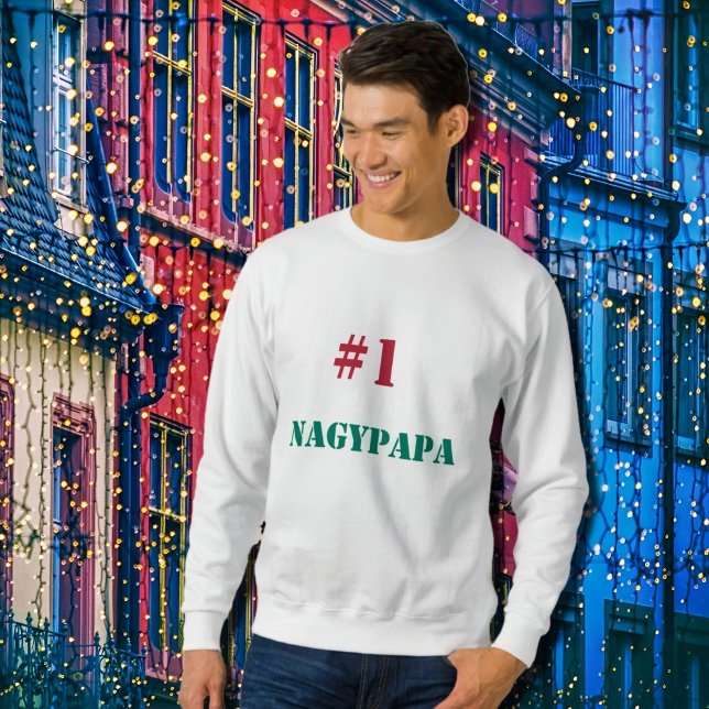 #1 Nagypapa Sweatshirt (Skapare uppladdad)