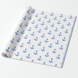 #1 Nautical Haven Wrapping Papper "Big Storlek" Presentpapper