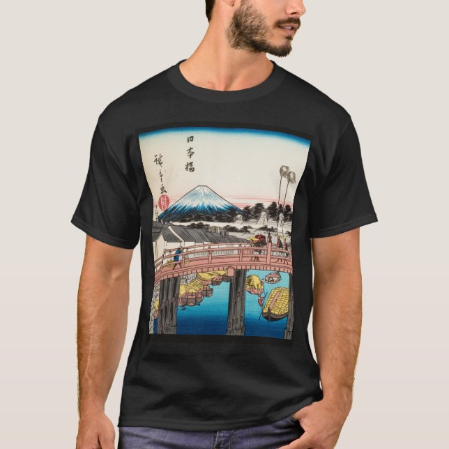 #1 Nihonbashi - Stained Glass Art T-Shirt (Framsida)